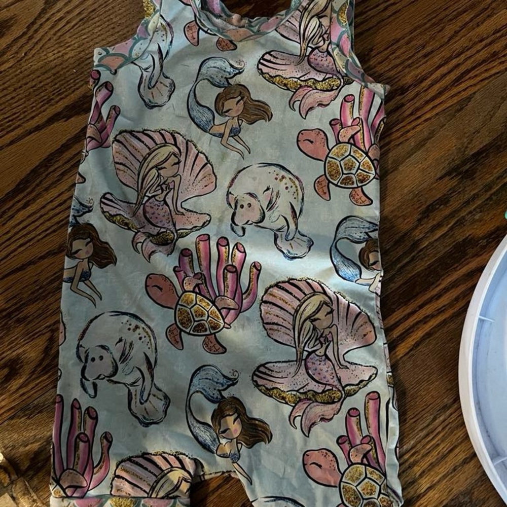Mermaid and Sea Creature Kids Bodysuit
